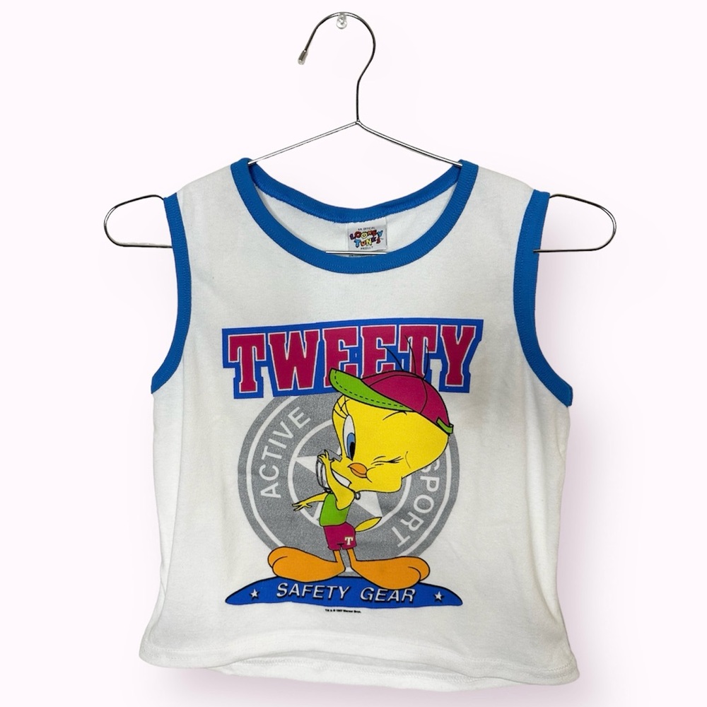 Y2K looney tunes tweety tank